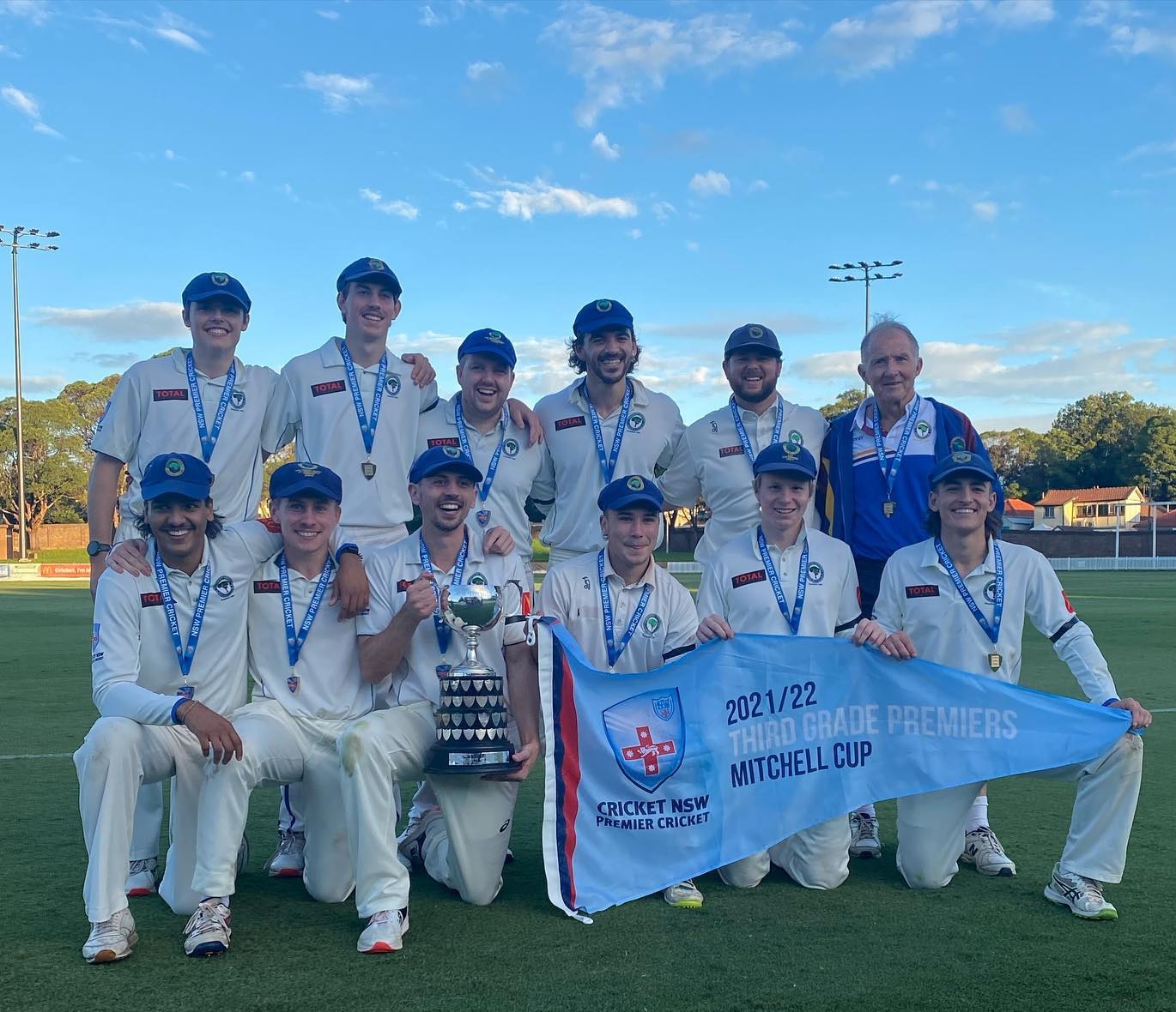 Northern District Cricket Club 3rd Grade Premiers 2021-22