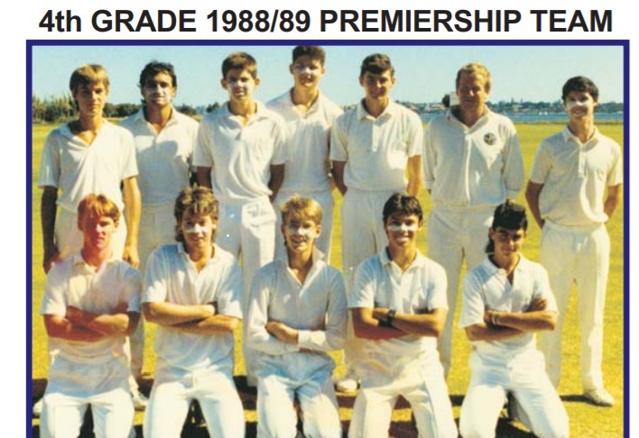Gosnells District Cricket Club 4th Grade Premiers 1988-89