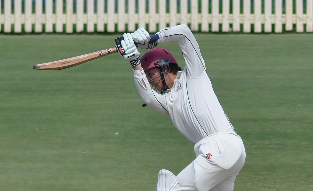 Harry Evans batting