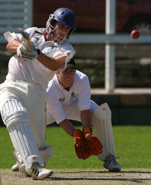 Rowan Hamman batting