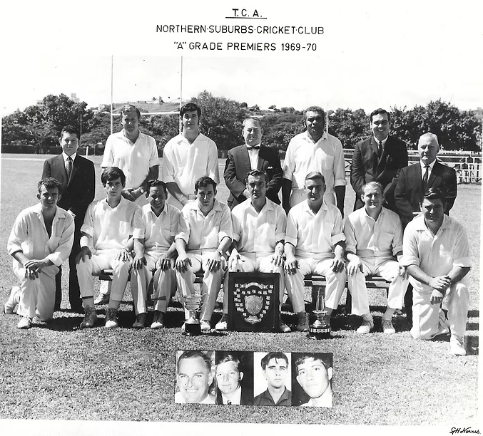 Northern Suburbs Cricket Club Townsville A Grade Premiers 1969-70
