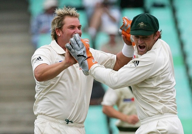 Never push a genius - Warne helps Gilchrist prepare for his Test debut