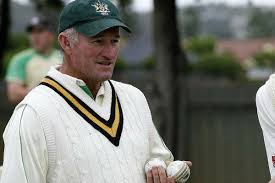 Greg Geise declares his innings ...