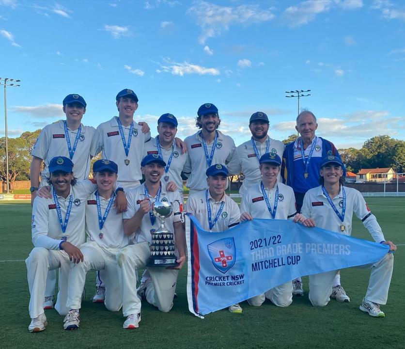 Northern District Cricket Club 3rd Grade Premiers 2021-22