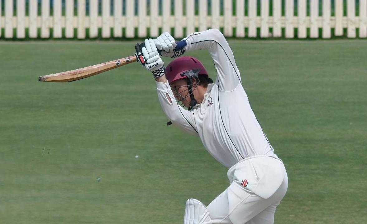 Harry Evans batting