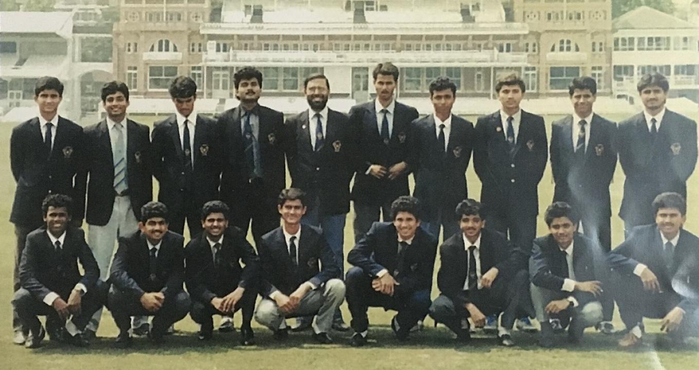 Under 19 Indian Cricket Team at Lord’s in England – 1989