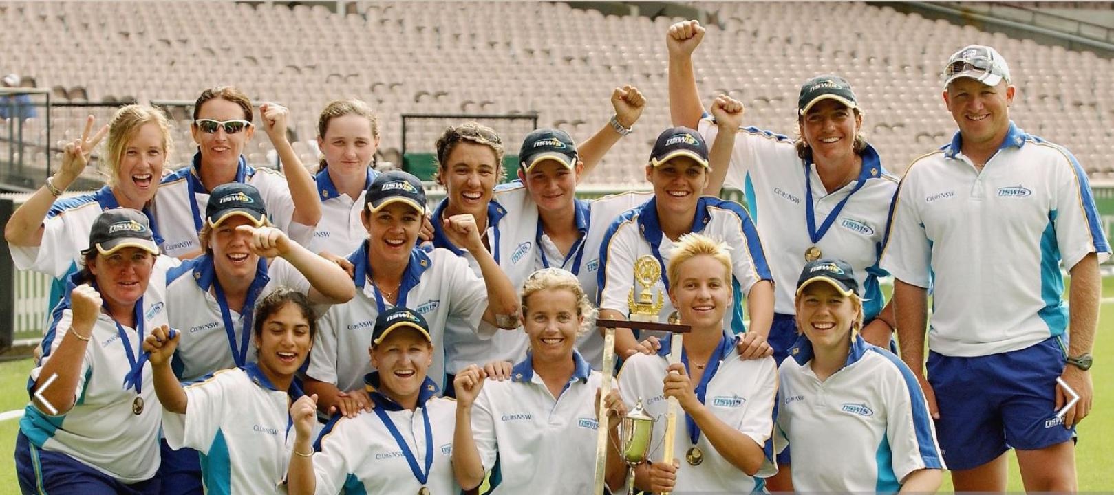 NSW Women's 2004 Championship winning cricket team